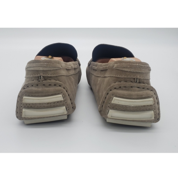 SOLD UK 9 US 10 Gray Suede Loafers NEW - Picture 8 of 9